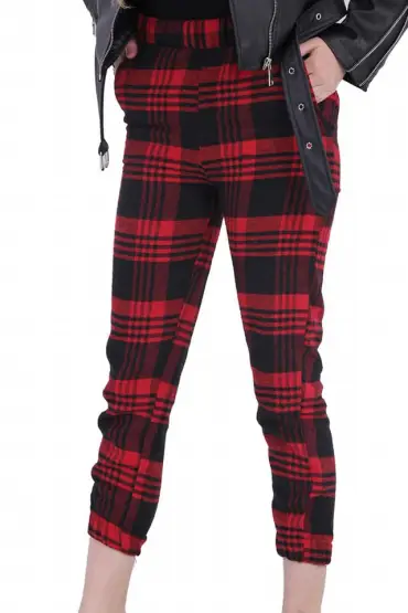 Ekose Kareli pantalon | Cosmedrome