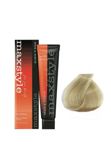 Maxstyle Argan Keratin Saç Boyası 901 Süper Açıcı Küllü Sarı x 2 Adet