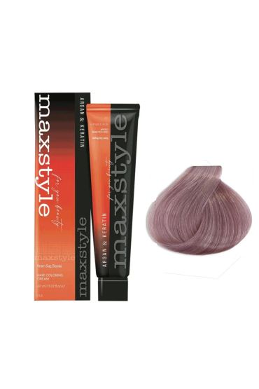 Maxstyle Argan Keratin Saç Boyası 12.22 Açıcı Lila İrize x 2 Adet