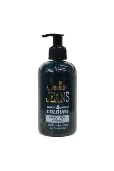 Jamaican Jeans Color Su Bazlı Saç Boyası 250 ml Zümrüt Yeşili 