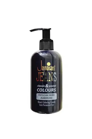 Jamaican Jeans Color Su Bazlı Saç Boyası 250 ml Patlıcan Moru