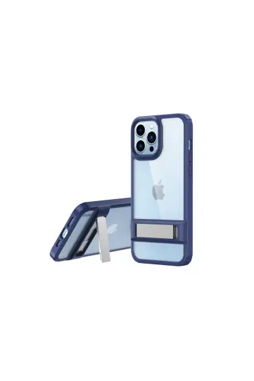  İphone 14 Pro Max Kılıf Rolet Stand Kapak - Ürün Rengi : Sierra Blue