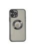  İphone 12 Pro Max Kılıf Slot Silikon - Ürün Rengi : Gümüş
