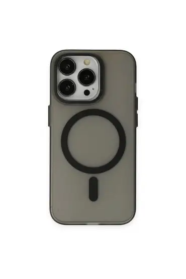  İphone 13 Pro Kılıf Lodos Magneticsafe Mat Kapak - Ürün Rengi : Mor