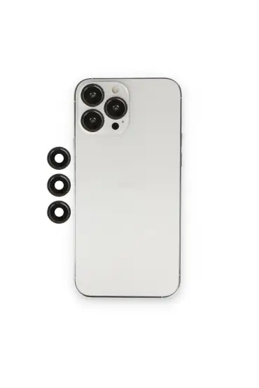  İphone 12 Pro Max Shine Kamera Lens - Ürün Rengi : Gümüş