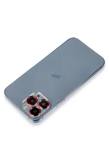  İphone 12 Pro Metal Kamera Lens Koruma Cam - Ürün Rengi : Mor