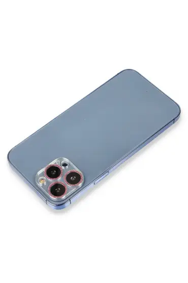  İphone 13 Pro Shine Kamera Lens Koruma Cam - Ürün Rengi : Pembe