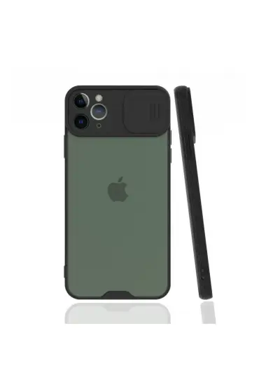  İphone 11 Pro Max Kılıf Platin Kamera Koruma Silikon - Ürün Rengi : Açık Yeşil