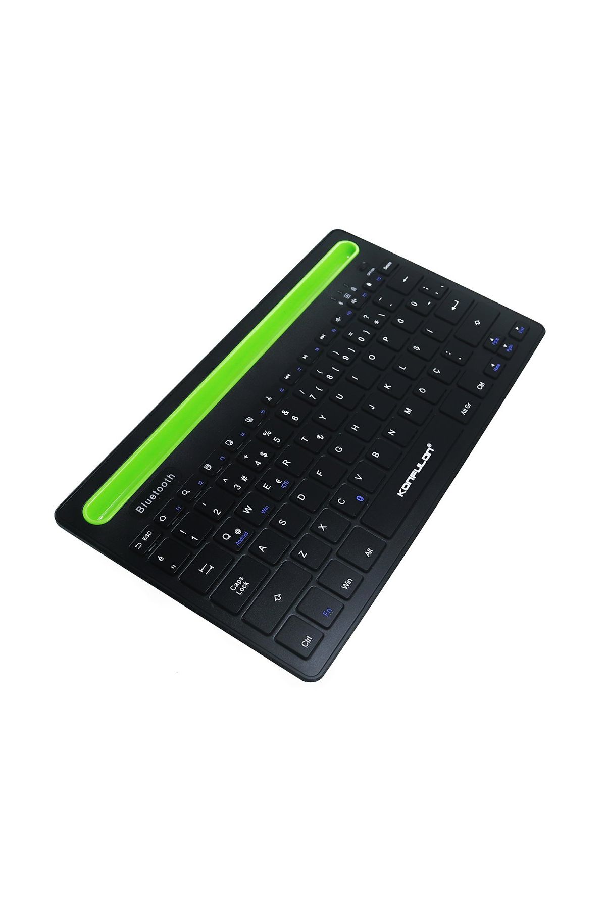 V4 Bluetooth 5.0 Standlı Türkçe Q Klavye - Ürün Rengi : Siyah