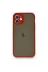  İphone 12 Kılıf Montreal Silikon Kapak - Ürün Rengi : Gri