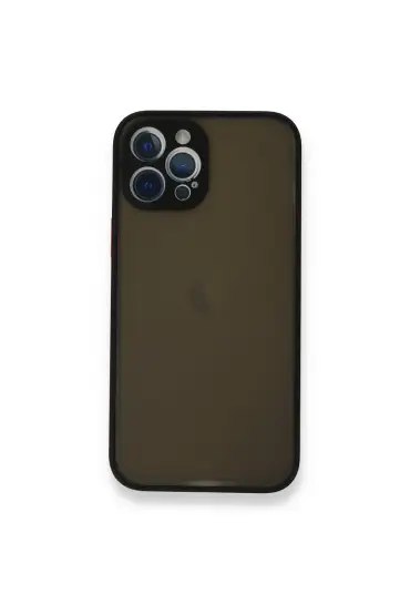  İphone 12 Pro Kılıf Montreal Silikon Kapak - Ürün Rengi : Gri