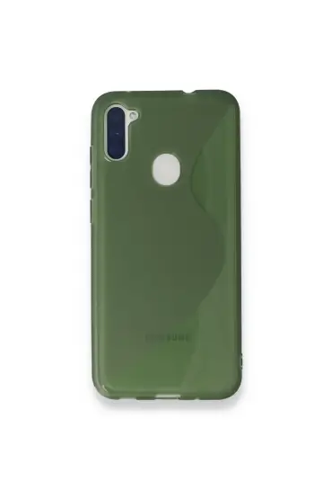  Samsung Galaxy A11 Kılıf S Silikon - Ürün Rengi : Yeşil