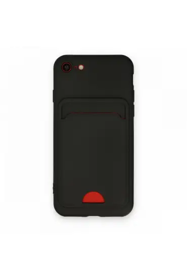 İphone 7 Kılıf Kelvin Kartvizitli Silikon - Ürün Rengi : Kırmızı