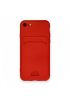  İphone 7 Kılıf Kelvin Kartvizitli Silikon - Ürün Rengi : Kırmızı