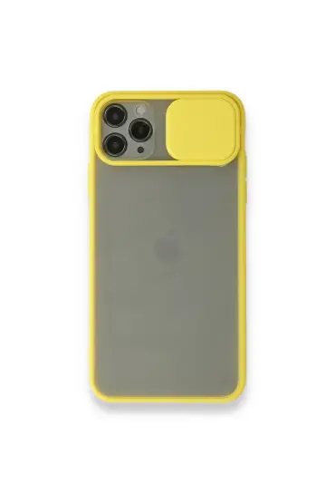  İphone 11 Pro Kılıf Palm Buzlu Kamera Sürgülü Silikon - Ürün Rengi : Lacivert