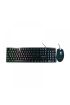  Km99 Türkçe Q Rgb Işıklı Gaming Klavye Mouse Set - Ürün Rengi : Siyah