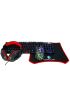  Gy102 Türkçe Q Rgb Işıklı Gaming Klavye Mouse Mousepad Oyuncu Kulaklığı 4in1 Set - Ürün Rengi : Siyah