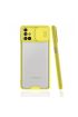 Samsung Galaxy M51 Kılıf Platin Kamera Koruma Silikon - Ürün Rengi : Sarı
