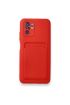  Xiaomi Redmi Note 10 Kılıf Kelvin Kartvizitli Silikon - Ürün Rengi : Bordo