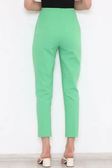 Beli Pensli Duble Pantolon Yeşil - 20647.683.