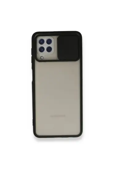  Samsung Galaxy A22 Kılıf Palm Buzlu Kamera Sürgülü Silikon - Ürün Rengi : Turkuaz