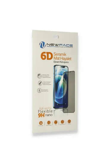  Realme 8 6d Mat Seramik Hayalet Nano Ekran Koruyucu - Ürün Rengi : Siyah