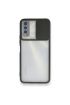 Vivo Y20 Kılıf Palm Buzlu Kamera Sürgülü Silikon - Ürün Rengi : Pembe