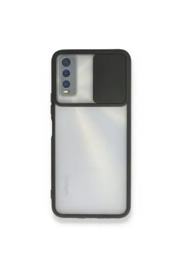  Vivo Y20 Kılıf Palm Buzlu Kamera Sürgülü Silikon - Ürün Rengi : Pembe