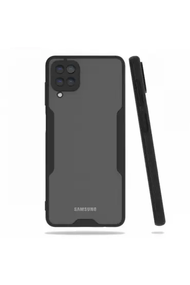  Samsung Galaxy M22 Kılıf Platin Silikon - Ürün Rengi : Siyah