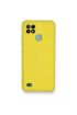  Realme C21 Kılıf Nano İçi Kadife  Silikon - Ürün Rengi : Sarı