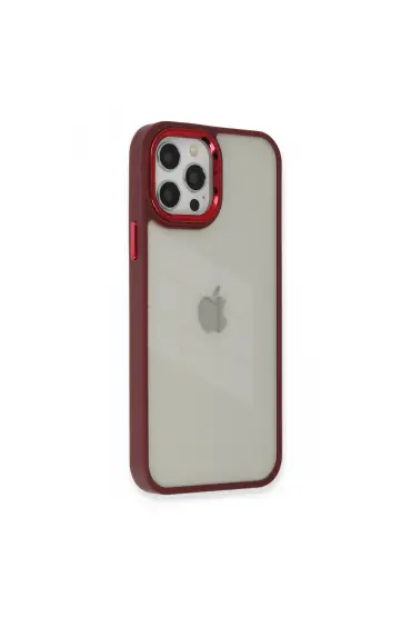  İphone 12 Pro Max Kılıf Dora Kapak - Ürün Rengi : Kırmızı