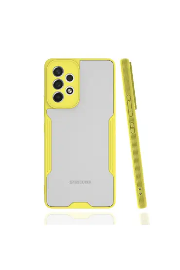  Samsung Galaxy A53 5g Kılıf Platin Silikon - Ürün Rengi : Sarı
