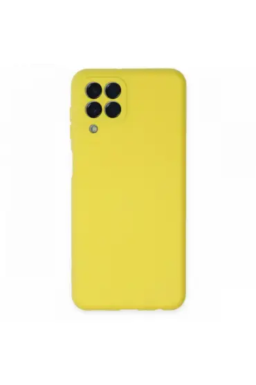  Samsung Galaxy M33 Kılıf Nano İçi Kadife  Silikon - Ürün Rengi : Pudra