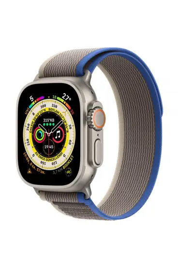 Apple Watch 41mm Trail Kordon - Ürün Rengi : Sarı-Bej