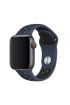  Apple Watch 45mm Spor Delikli Kordon - Ürün Rengi : Siyah-Koyu Pembe