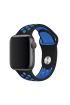  Apple Watch 40mm Spor Delikli Kordon - Ürün Rengi : Siyah-Koyu Pembe