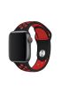  Apple Watch 40mm Spor Delikli Kordon - Ürün Rengi : Siyah-Koyu Pembe