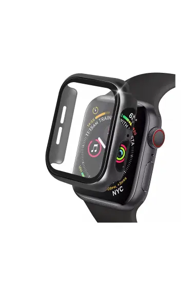  Apple Watch 44mm Camlı Kasa Ekran Koruyucu - Ürün Rengi : Lacivert