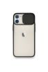  İphone 11 Kılıf Palm Buzlu Kamera Sürgülü Silikon - Ürün Rengi : Lacivert