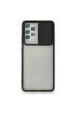 Samsung Galaxy A72 Kılıf Palm Buzlu Kamera Sürgülü Silikon - Ürün Rengi : Pembe