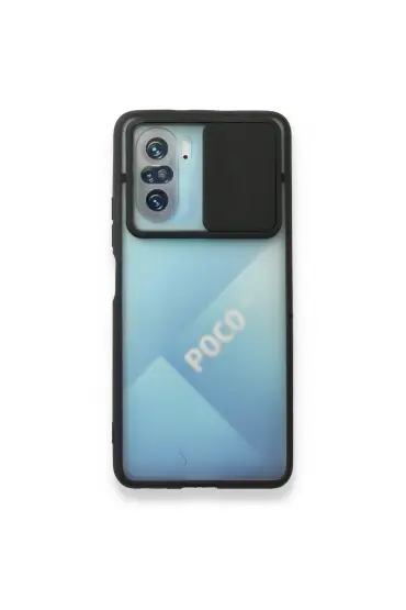  Xiaomi Poco F3 Kılıf Palm Buzlu Kamera Sürgülü Silikon - Ürün Rengi : Lila