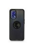  Oppo A74 4g Kılıf Montreal Yüzüklü Silikon Kapak - Ürün Rengi : Siyah