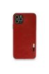  İphone 11 Pro Max Kılıf Loop Deri Silikon - Ürün Rengi : Kırmızı