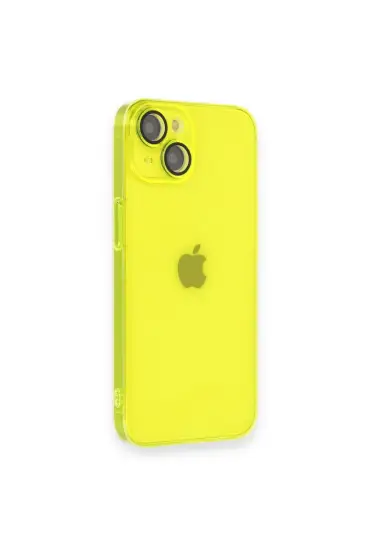  İphone 13 Kılıf Armada Lensli Kapak - Ürün Rengi : Sarı