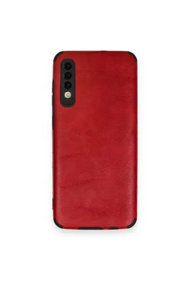  Samsung Galaxy A70 Kılıf Loop Deri Silikon - Ürün Rengi : Kırmızı