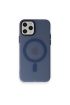  İphone 11 Pro Kılıf Lodos Magneticsafe Mat Kapak - Ürün Rengi : Mavi