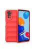  Xiaomi Redmi Note 11s Kılıf Optimum Silikon - Ürün Rengi : Kırmızı