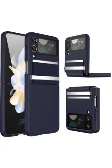  Samsung Galaxy Z Flip 3 Kılıf Belt Flip Kapak - Ürün Rengi : Siyah