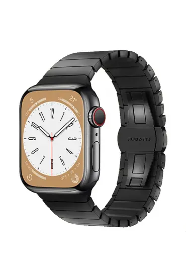  Apple Watch Ultra 49mm Kr413 Fine Steel Kordon - Ürün Rengi : Rose