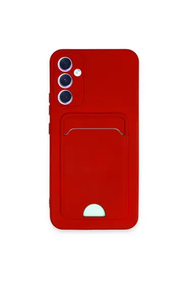  Samsung Galaxy A54 5g Kılıf Kelvin Kartvizitli Silikon - Ürün Rengi : Kırmızı